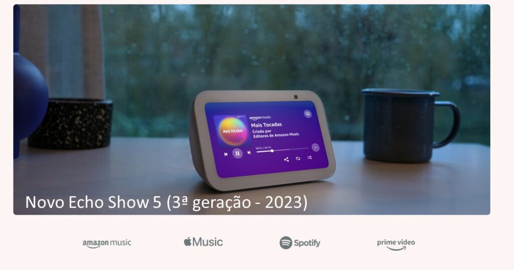 Amazon - Novo Echo Show 5 (3ª geração - 2023)