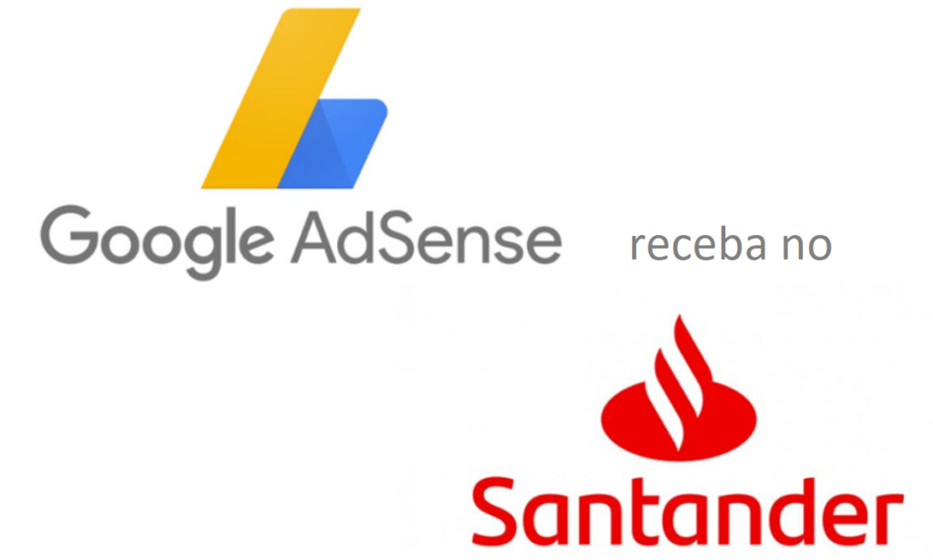 AdSense, Como cadastrar a conta Santander para receber dinheiro