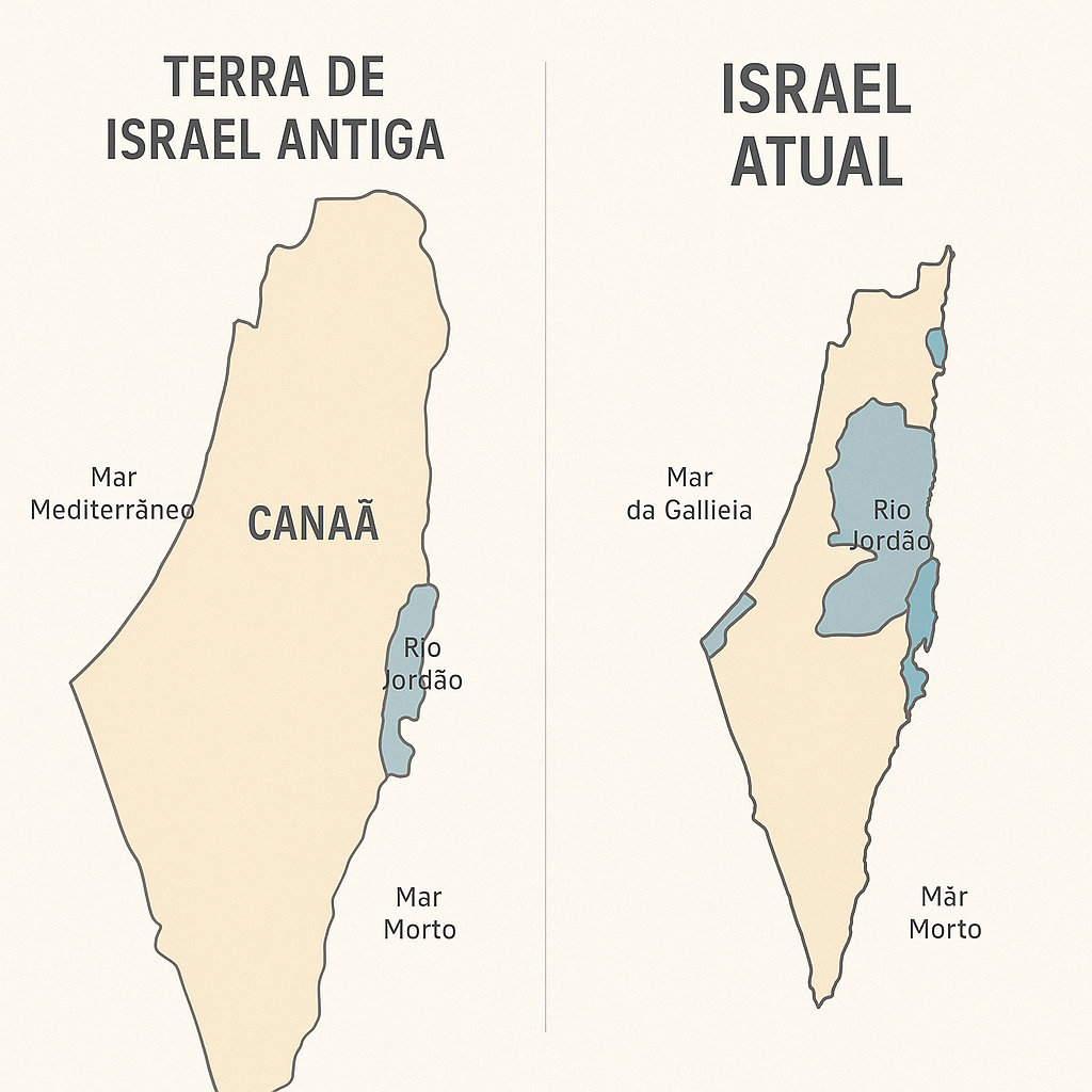 Israel hoje é o mesmo Israel bíblico? 2 Território de Israel: o que é igual e o que é diferente?