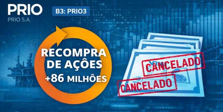 PRIO aprova novo programa de recompra de ações e cancela 26,9 milhões de papéis em tesouraria 5 PRIO aprova novo programa de recompra de ações e cancela 26,9 milhões de papéis em tesouraria