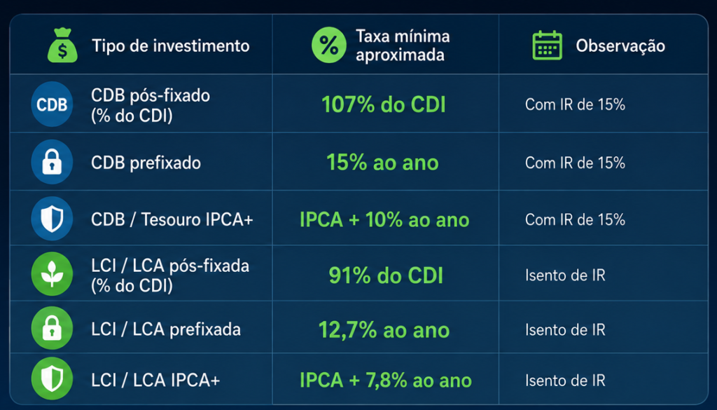 Como procurar investimentos de renda fixa para ter mais de 1% ao mês 1 Investimentos de renda fixa para ter mais de 1% ao mês